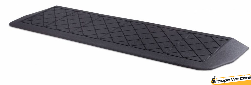 Rubber threshold ramp